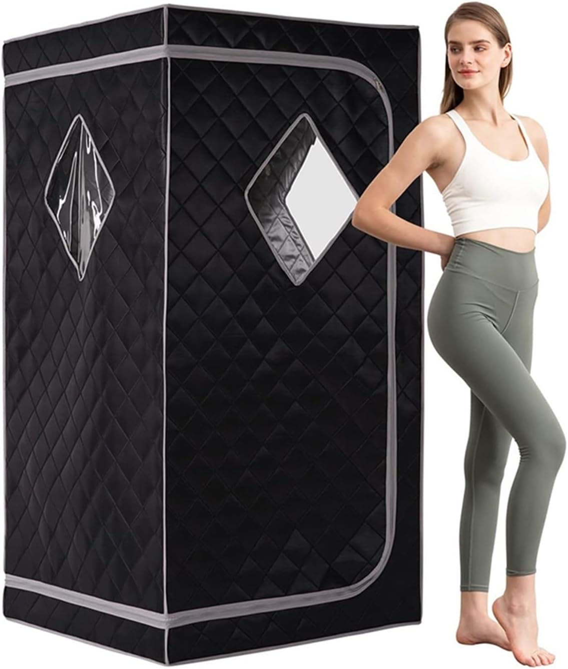 Portable Infrared Sauna Chair Detox Therapy Relaxation Beauty Treatments Fast Heating Home Personal Sauna Tent Easy to Fold Spa Sauna Kit Eliminate Fatigue Enhance Health