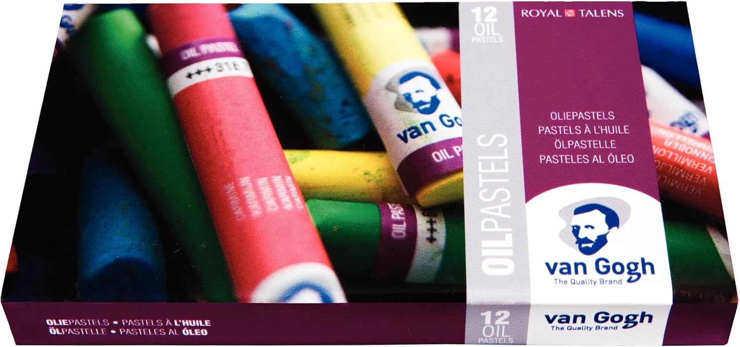 Van Gogh Oil Pastel, Round Full Stick, 60-Piece Set
