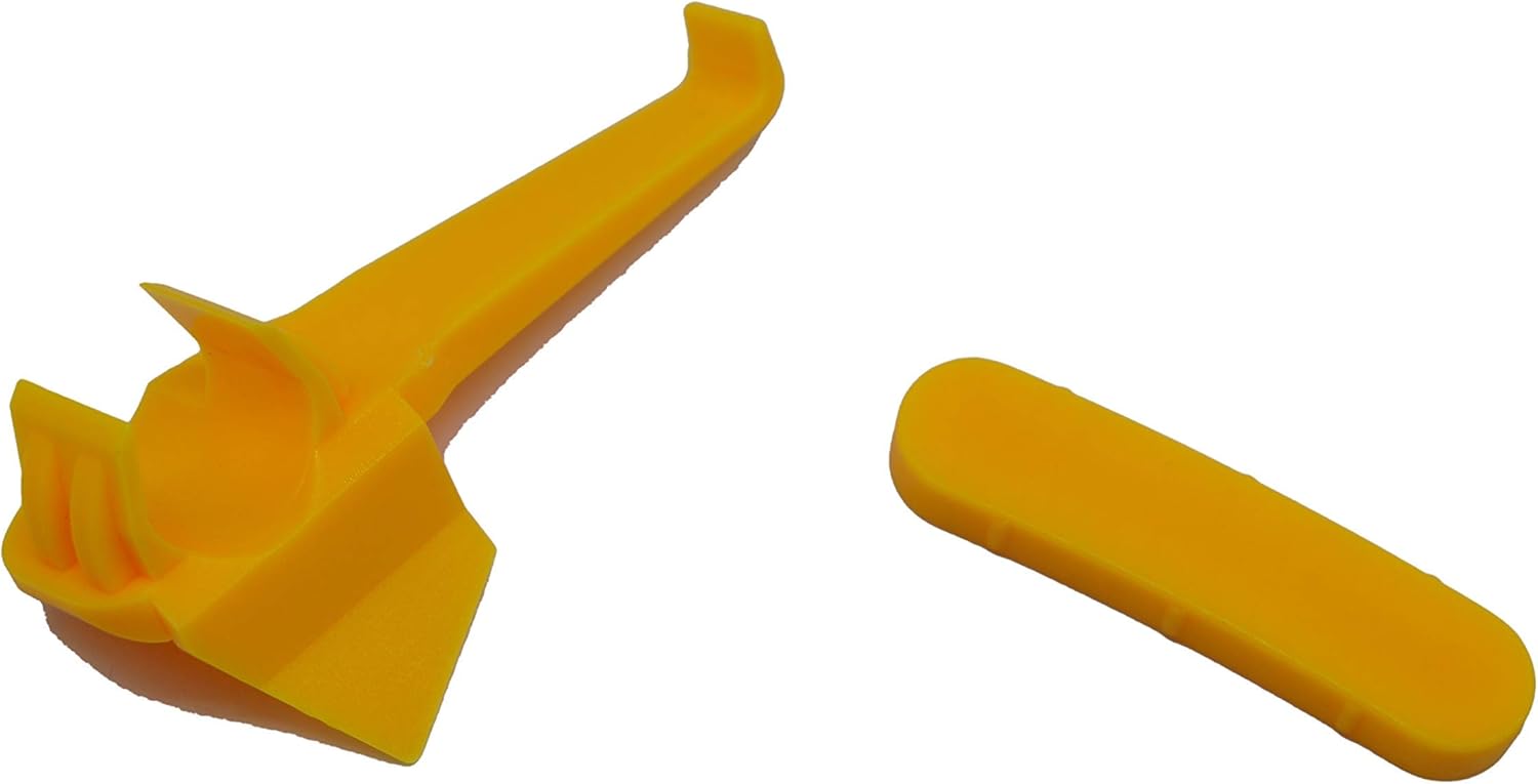 Tire Changer Plastic Insert, Tire Machine Guard, Wheel Rim Edge Protector for Mount Duck Head, Nylon Tyre Demount Fitting Head Part, 6 Front (Upper) + 6 Rear (Lower) Insert Kit/Pack, 5 Packs, 01YKL