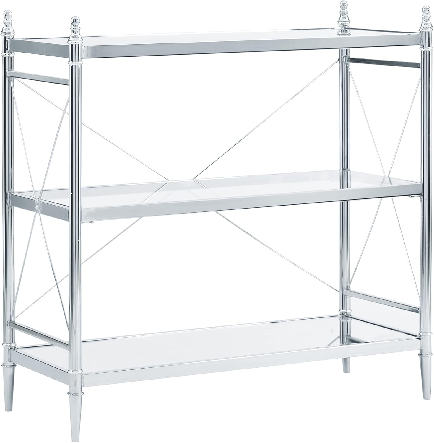 Linon Console Chrome