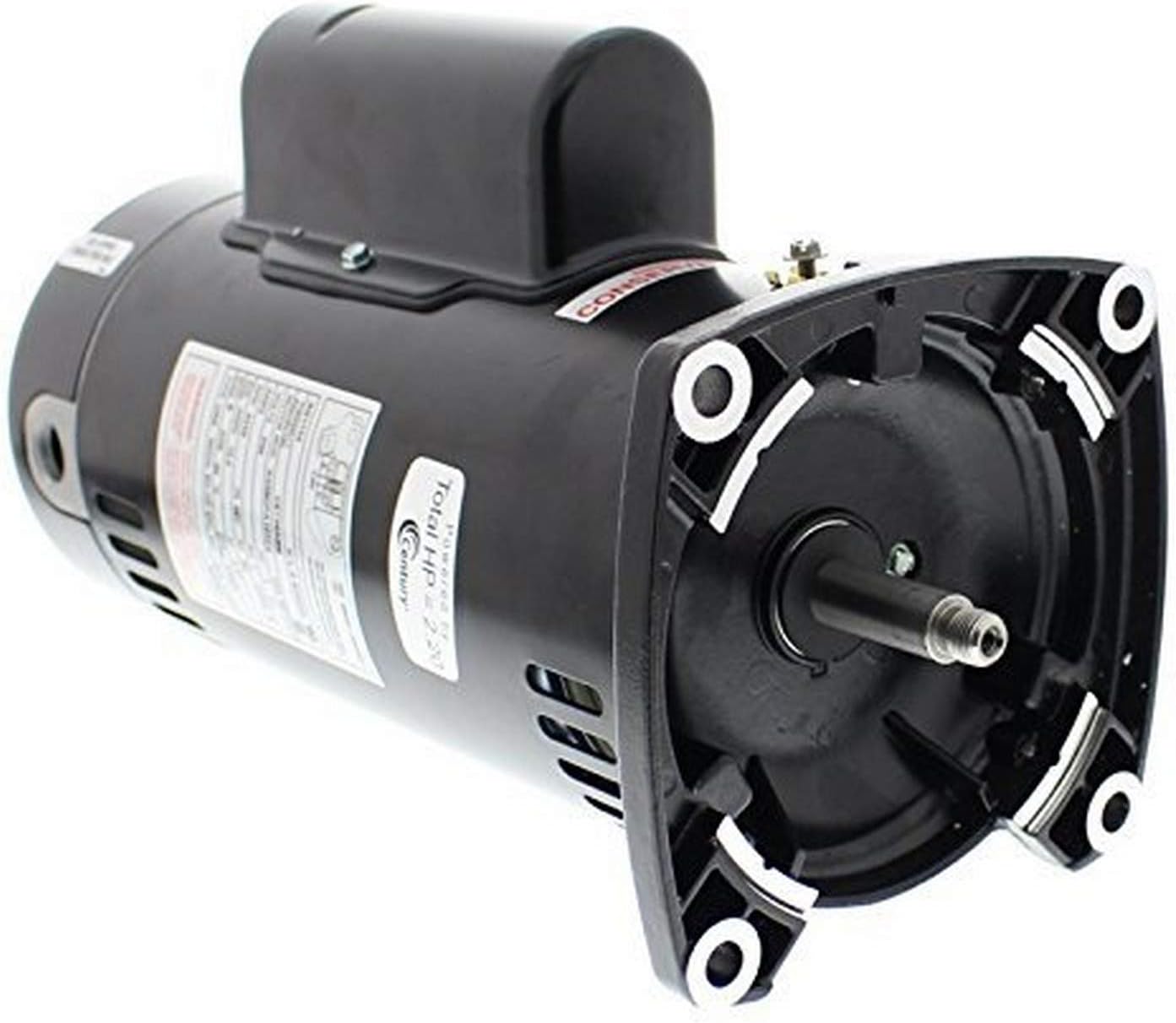 A.O. Smith SQ1152 1-1/2 HP, 1.47 Service Factor, 48Y Frame, Capacitor Start/Capacitor Run, ODP Enclosure, Square Flange Pool Motor