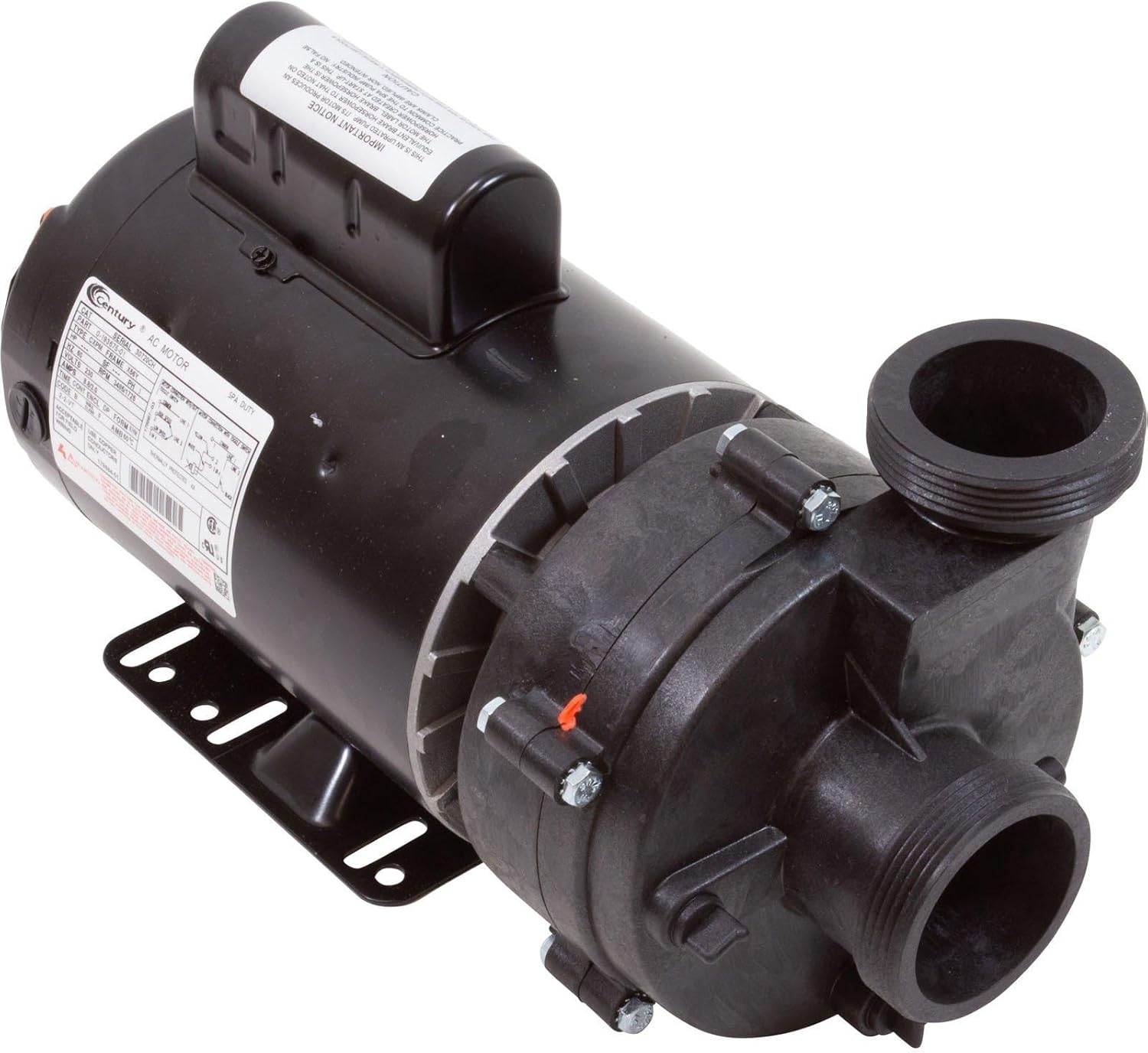 Balboa 5235208-S Vico Ultimax 2-Speed 2HP 56 Frame Thru-Bolt Spa Pump 2