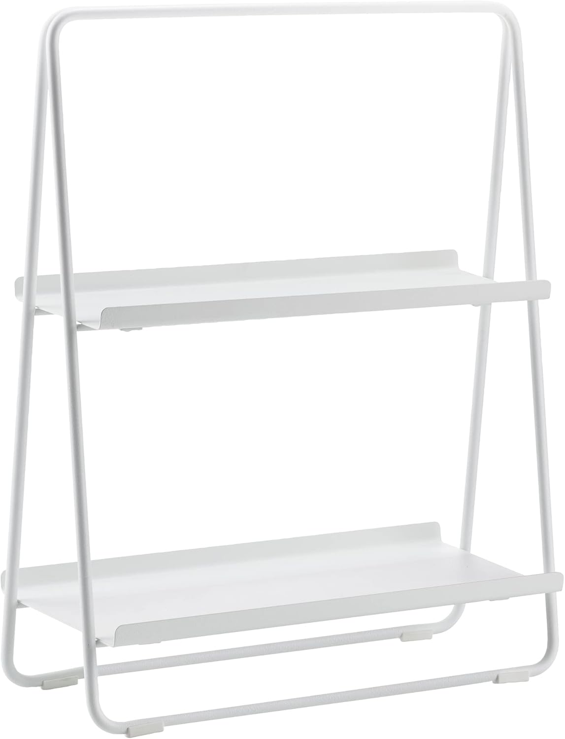 Zone Denmark Metal Adjustable Storage Shelving Unit | Maximize Space and Style | Ideal for Bedroom, Kitchen, and Bathroom | Organize with Elegance and Versatile Storage Solution- Small (White)