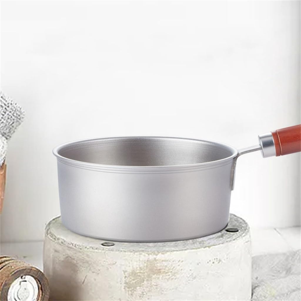 Small Milk Cooker Side Fryer All-in- Multifunctional Uncoated Snow Flat Pan