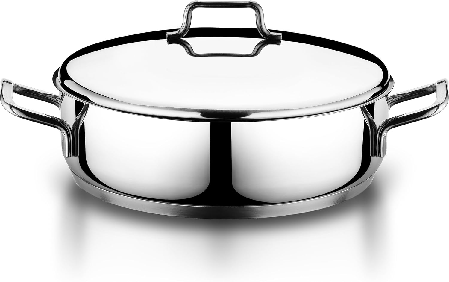 YBM Home Classic 18/10 Stainless Steel Dutch Oven Covered Stockpot Cookware Induction Compatible Oven Safe 8.5 Quart HD8