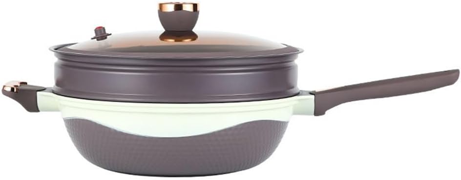 Non-stick Two-colour Micro-pressure Frying Pan For Home Use Multifunctional Without Choosing Stovetop