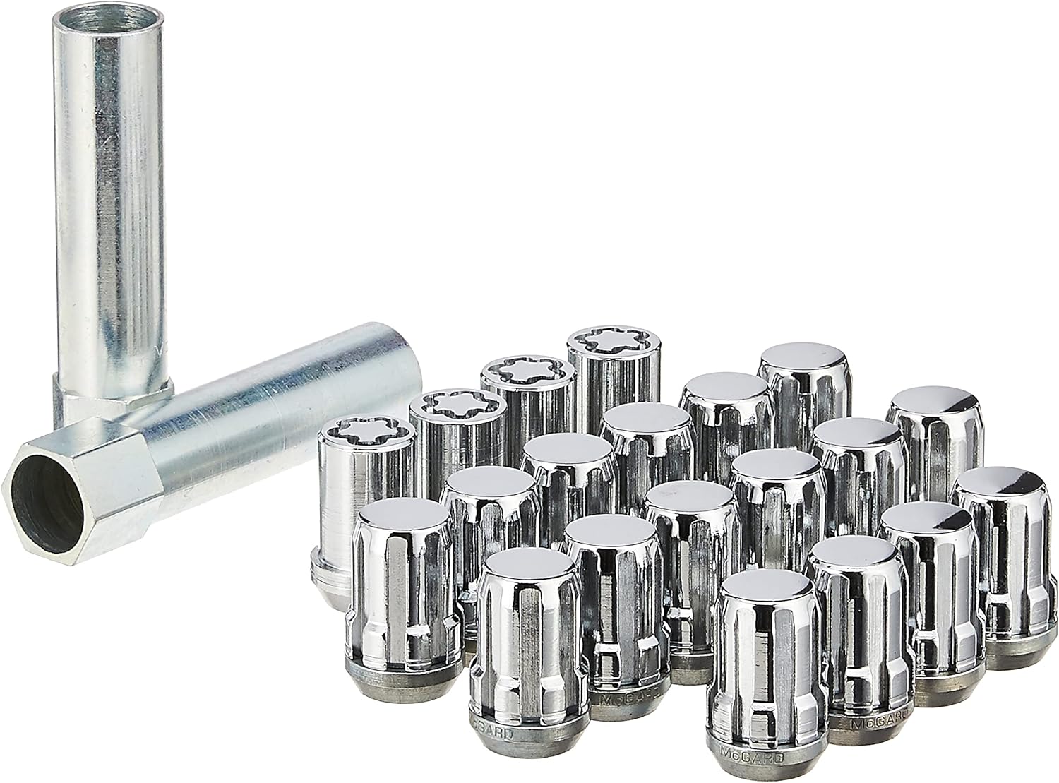 McGard 65557CN Chrome SplineDrive Wheel Installation Kit (M12 x 1.5 Thread Size) - for 5 Lug Wheels