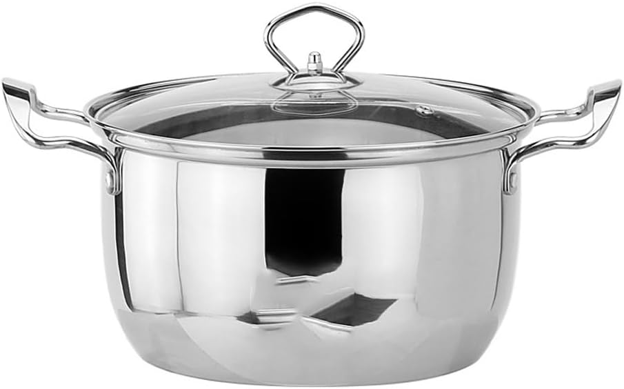 Soup PotStainless Steel Deep Frying Pot Thickened Bottom Honeycomb Non-stick Cooking