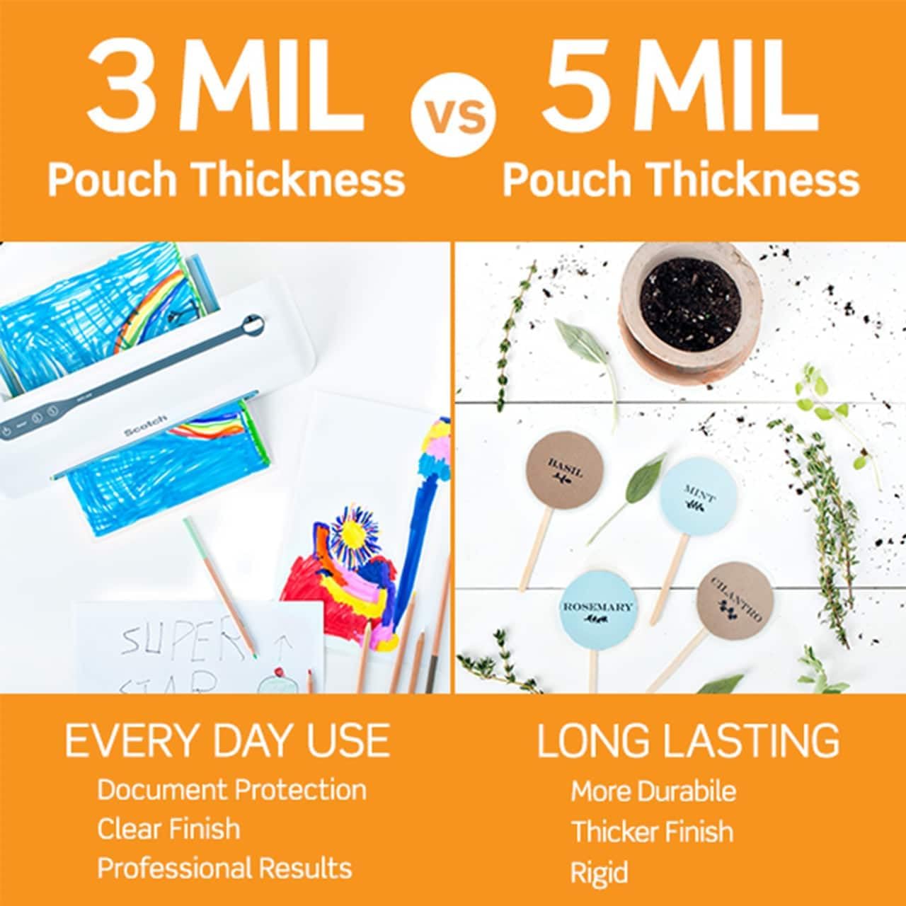 Scotch Front and Back Lamination Cartridge Refill for Laminator Machine