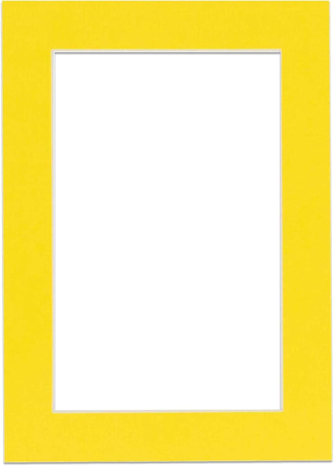 26x32 Mat Bevel Cut for 22x28 Photos - Acid Free Yellow Precut Matboard - for Pictures, Photos, Framing - 4-ply Thickness