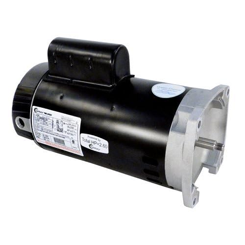 U.S. Motors Emerson EB2984 Square Flange Dual Speed 2HP Full Rated 56Y Pump Motor ASB2984