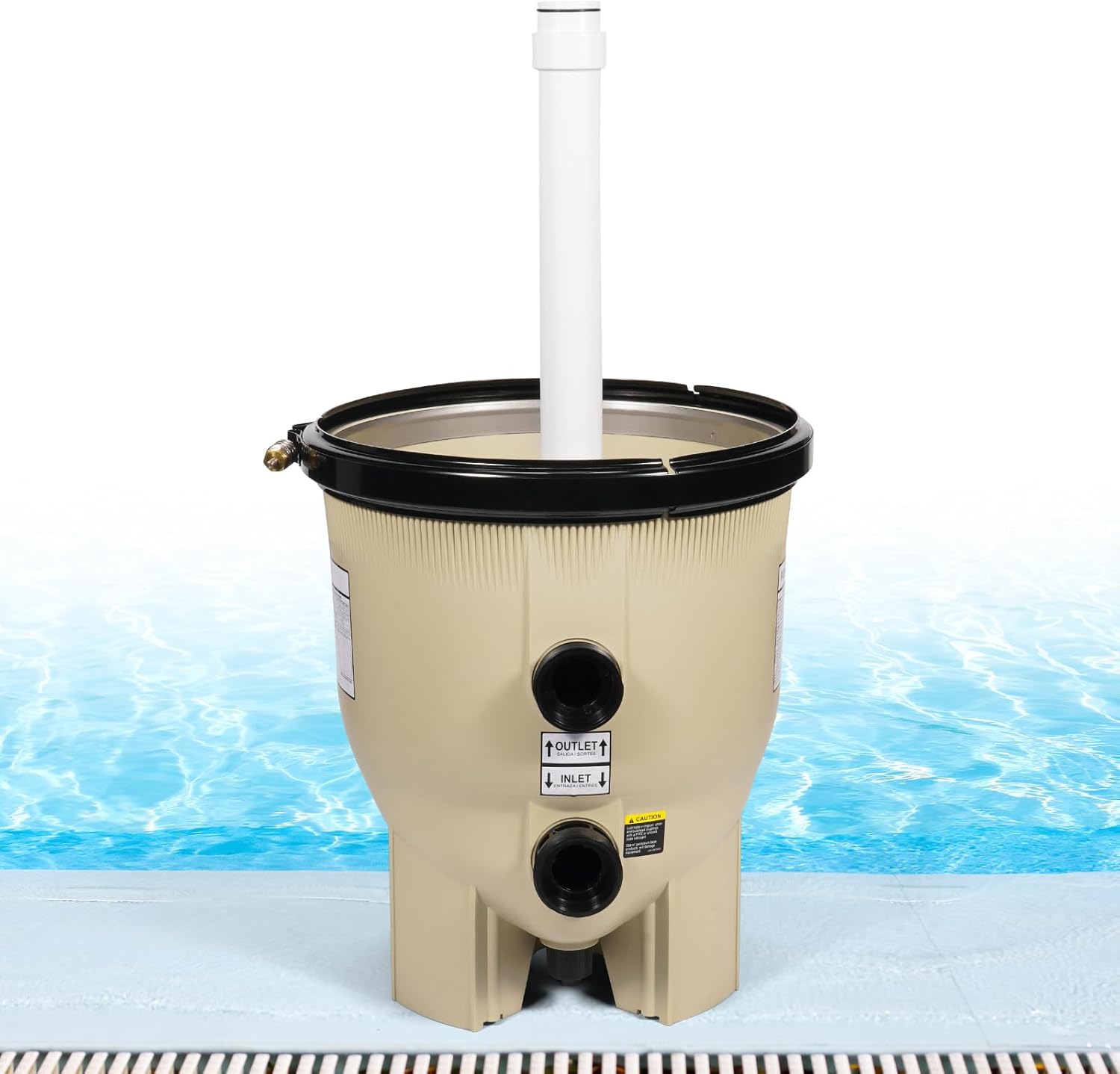 170018 Filter Tank Bottom Assembly Replacement for Pentair Swimming Pool Fns Plus Pool FNSP60 and Spa DE