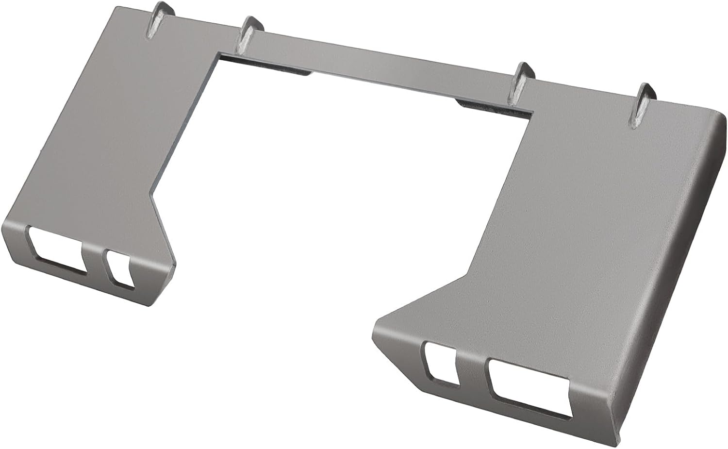 Universal 3/8 in Skid Steer Quick Attach Plate Compatible with Tractors and Loaders Heavy Duty Mounting Bracket for Skid Steer Attachments Durable Construction