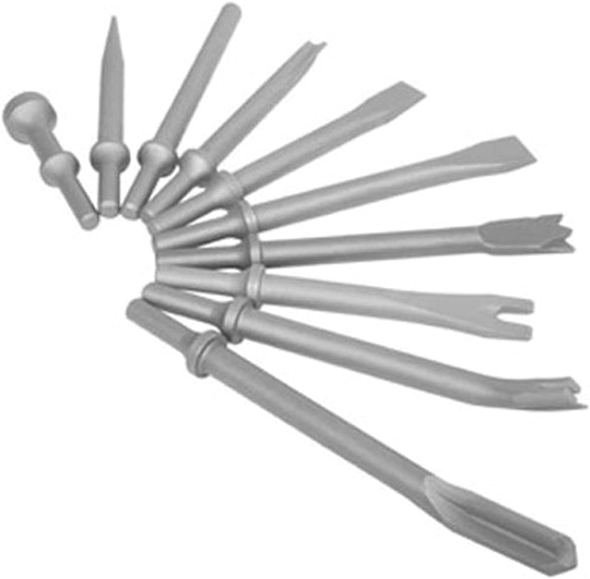Sunex Acs10 Air Chisel Set, 10 -Piece