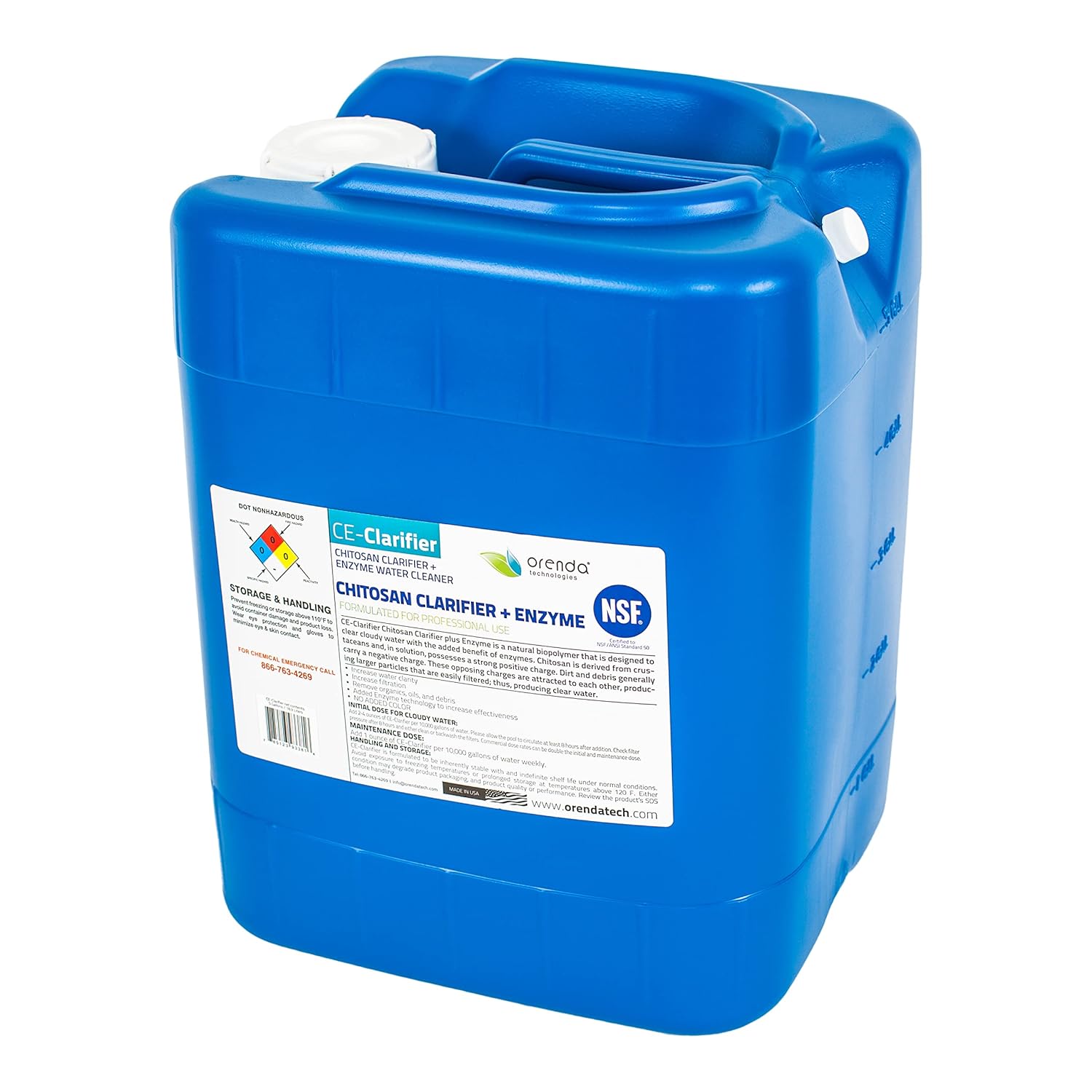 Orenda CE-Clarifier Chitosan Clarifier + Enzyme (5 gal)
