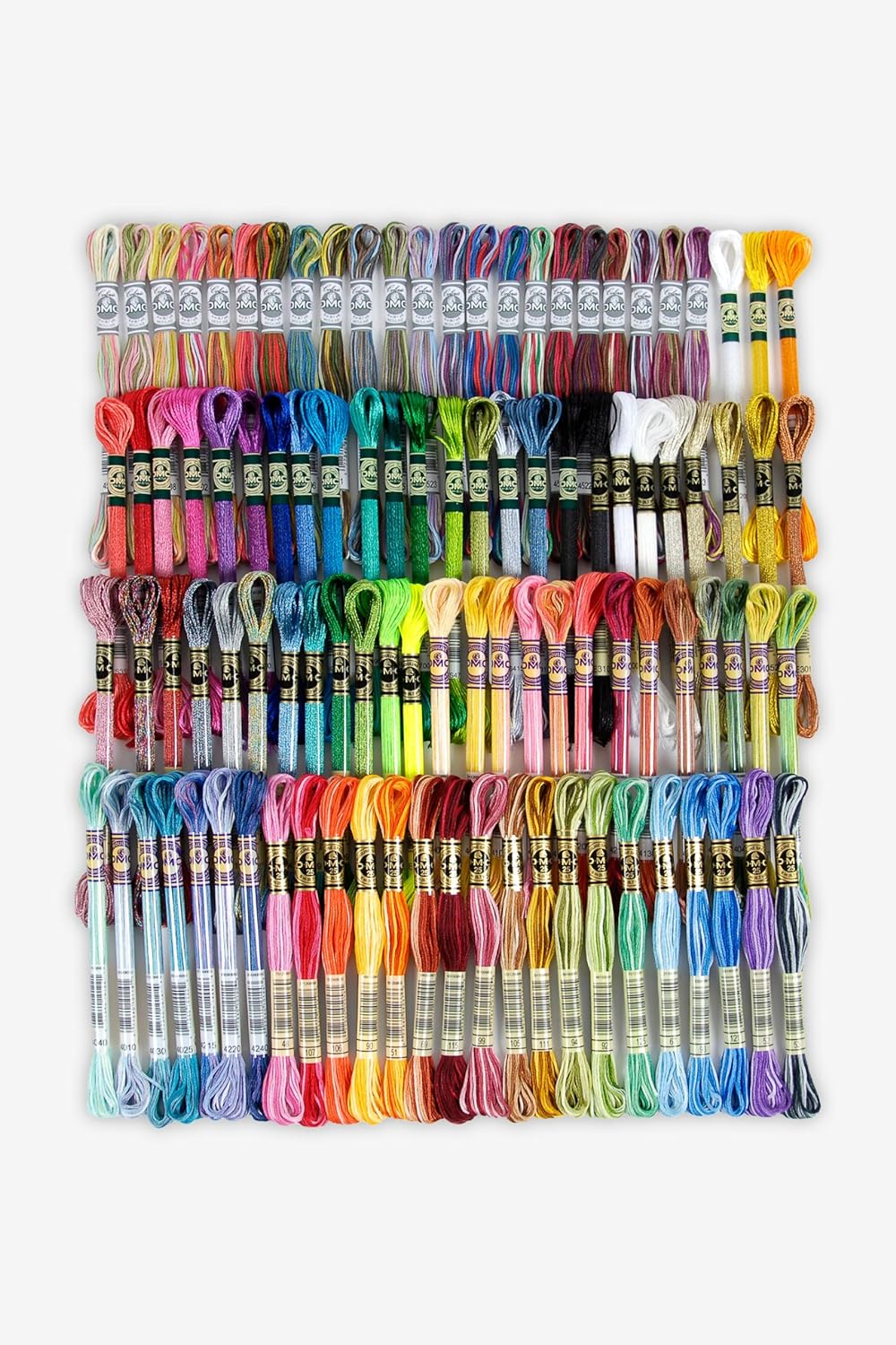 DMC Special Threads 100 Skein Multi-Color Assortment Bulk Pack