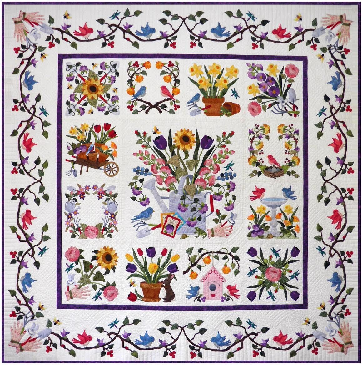 P3 Designs Baltimore Spring BOM Applique Quilt Pattern Set