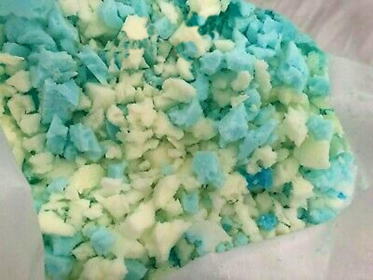 Shredded Memory Foam - Craft Foam - Replacement Fill for Pillows, Bean Bags, Sofa Chair Cushion, Dog Beds, Stuffed Animals, Upholstery Furniture Couch (40 lbs), Mix