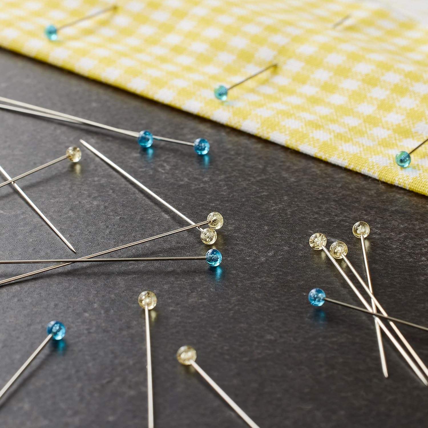 12 Packs: 100 ct. (1,200 Total) Glass Head Pins by Loops & Threads™