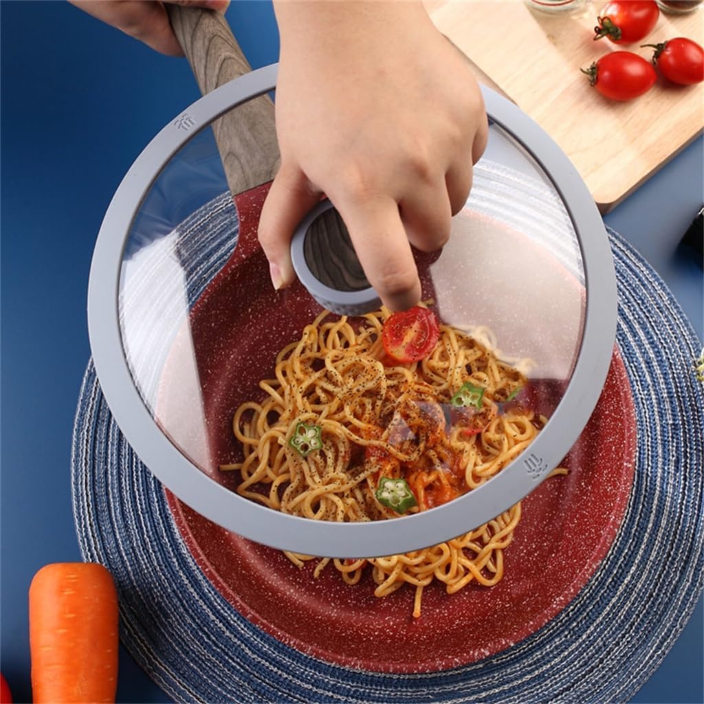 Multifunctional Non-stick Frying Pan with LidSteak PanInduction CookerGas CookerSuitable