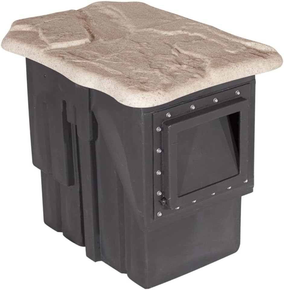 Blue Thumb PB1311 DIY Crystal Skimmer, Black with Natural Lid