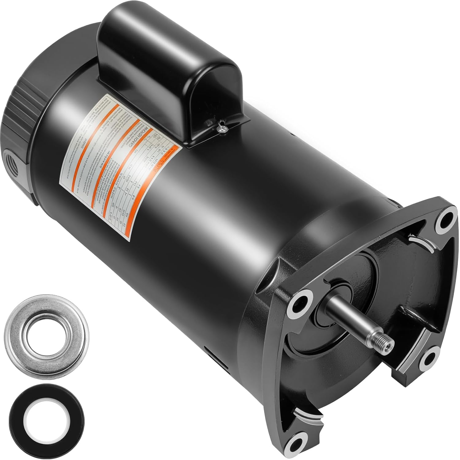 B2843 Pool Pump Motor 2HP, Fit for Century A.O. Smith 2HP Single Speed, 3450 RPM, Y56Y Frame, 230V, 11.0/10.2 Amps, Swimming Pool Motor B843