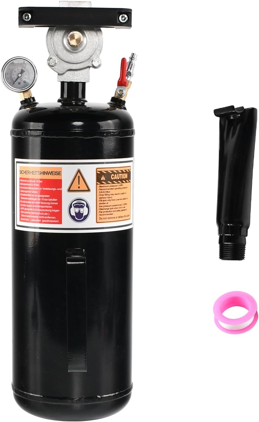 7.5 Gallon Vehicle Air Tire Bead Seater 145 PSI Blaster Tool Seating Inflator Truck ATV - Red