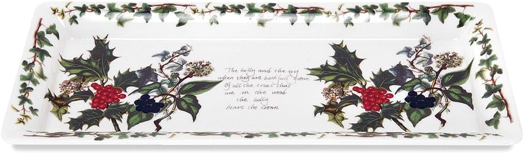 Portmeirion Home & Gifts HV52850-X Sandwich Tray, Ceramic, Multi-Colour, 14 x 30.5 x 2.1 cm