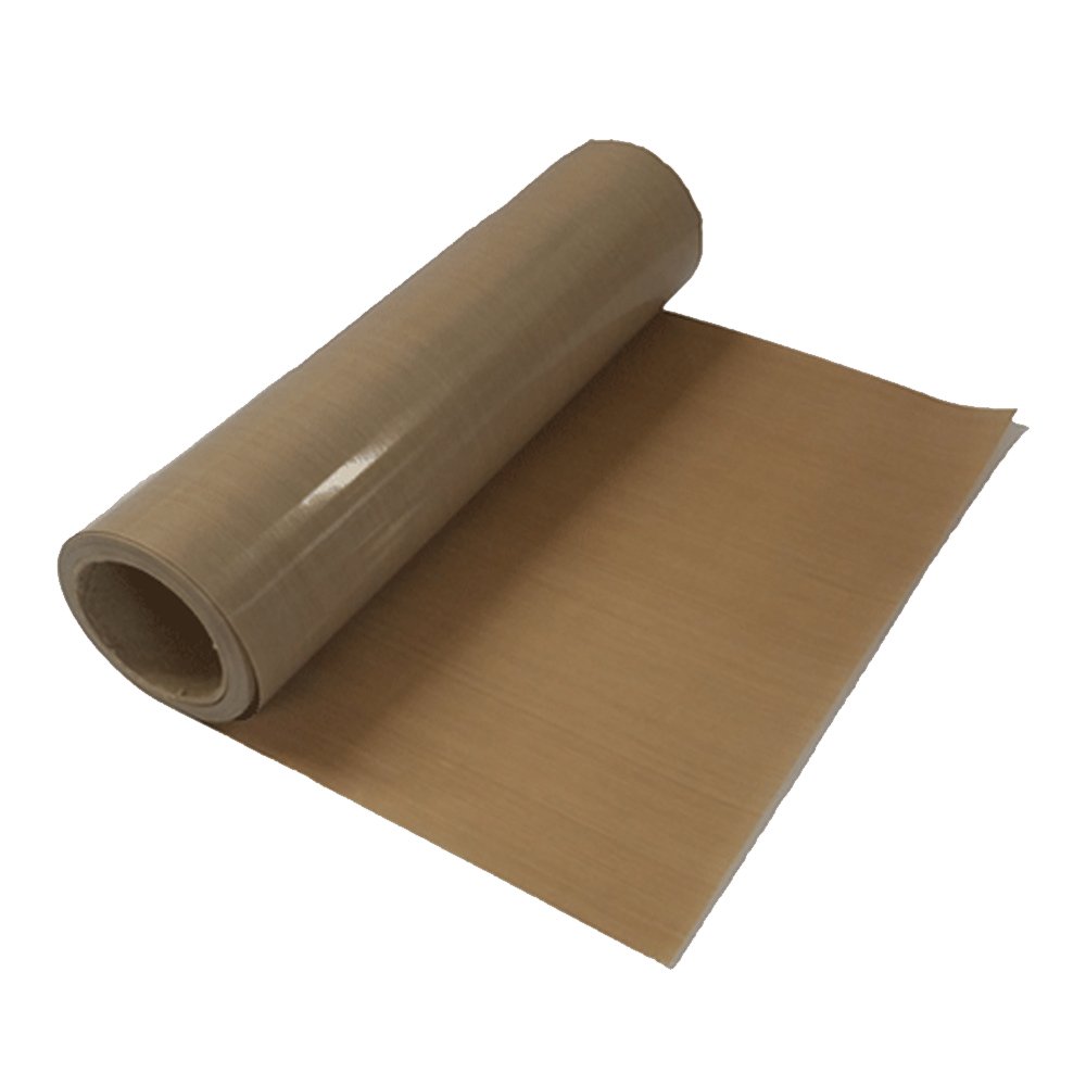 QOMOLANGMA 39.4 in x 15 ft PTFE Fabric Sheet Roll 5Mil Thickness Heat Press Cover Sheet PTFE Coated for Heat Press Transfer Printing