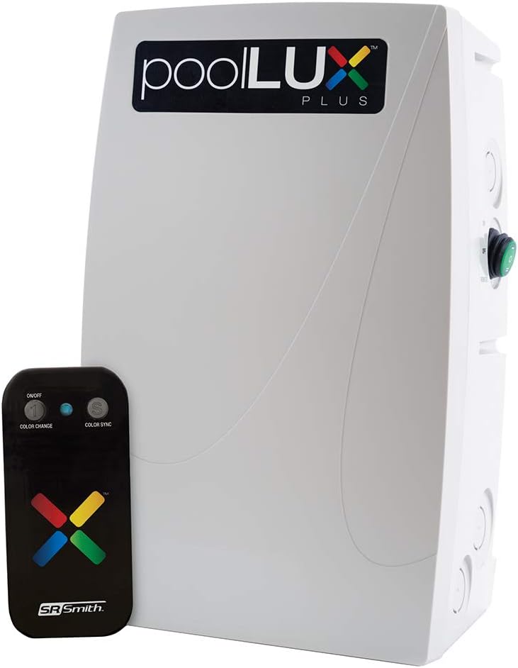 S.R.Smith pLX-PL60 60W Poollux Plus Lighting Control with Wireless Remote, light gray