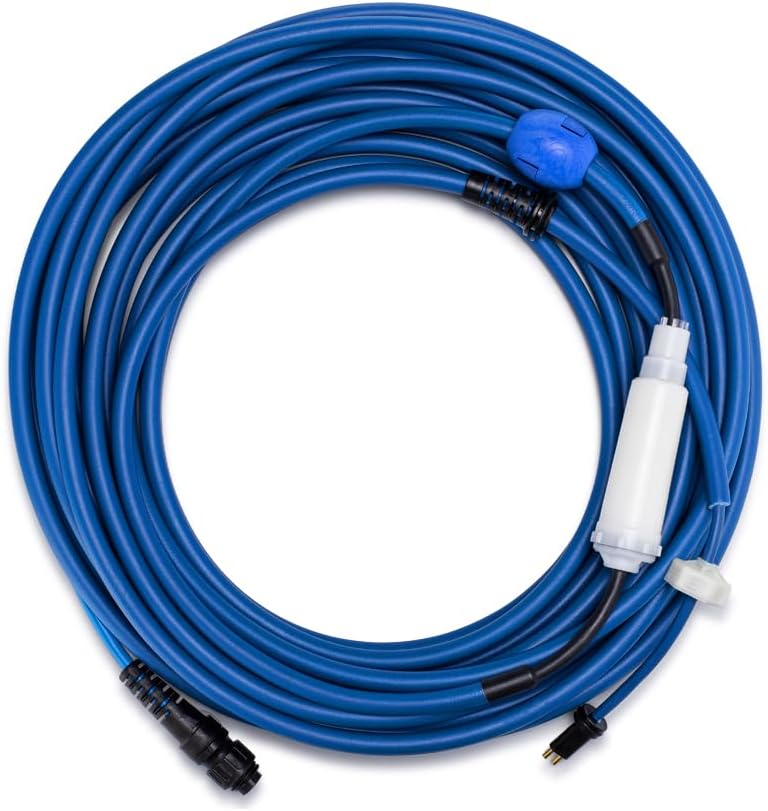 Dolphin Genuine Replacement Part — Durable 60 FT Blue Cable with Swivel for Tangle-Free Operation — 9995873-DIY