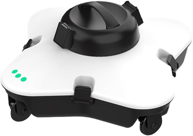 Automatic Pool Vacuum, Cordless Electric Robot for Above and In-ground Pools, Suitable for Areas Up to 1000 Square Feet