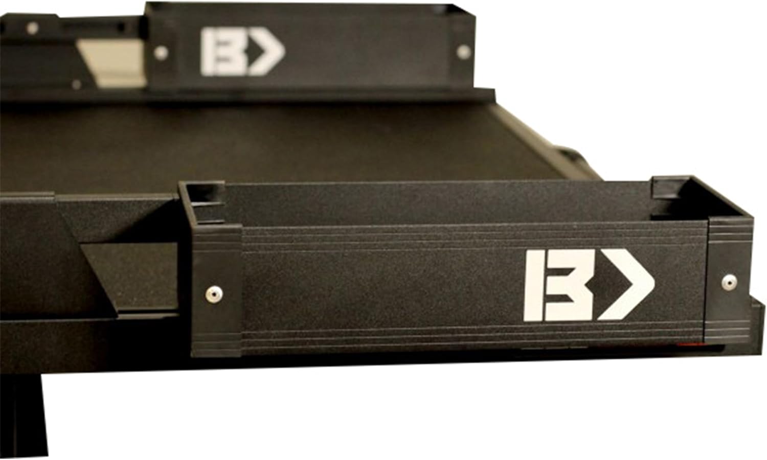 Bedslide Bedbin Mini Kix Truck Bed Organizer, Storage Bin Attachments, 2 Boxes for Additional 7x18 Inches of Space on Each Side, Black