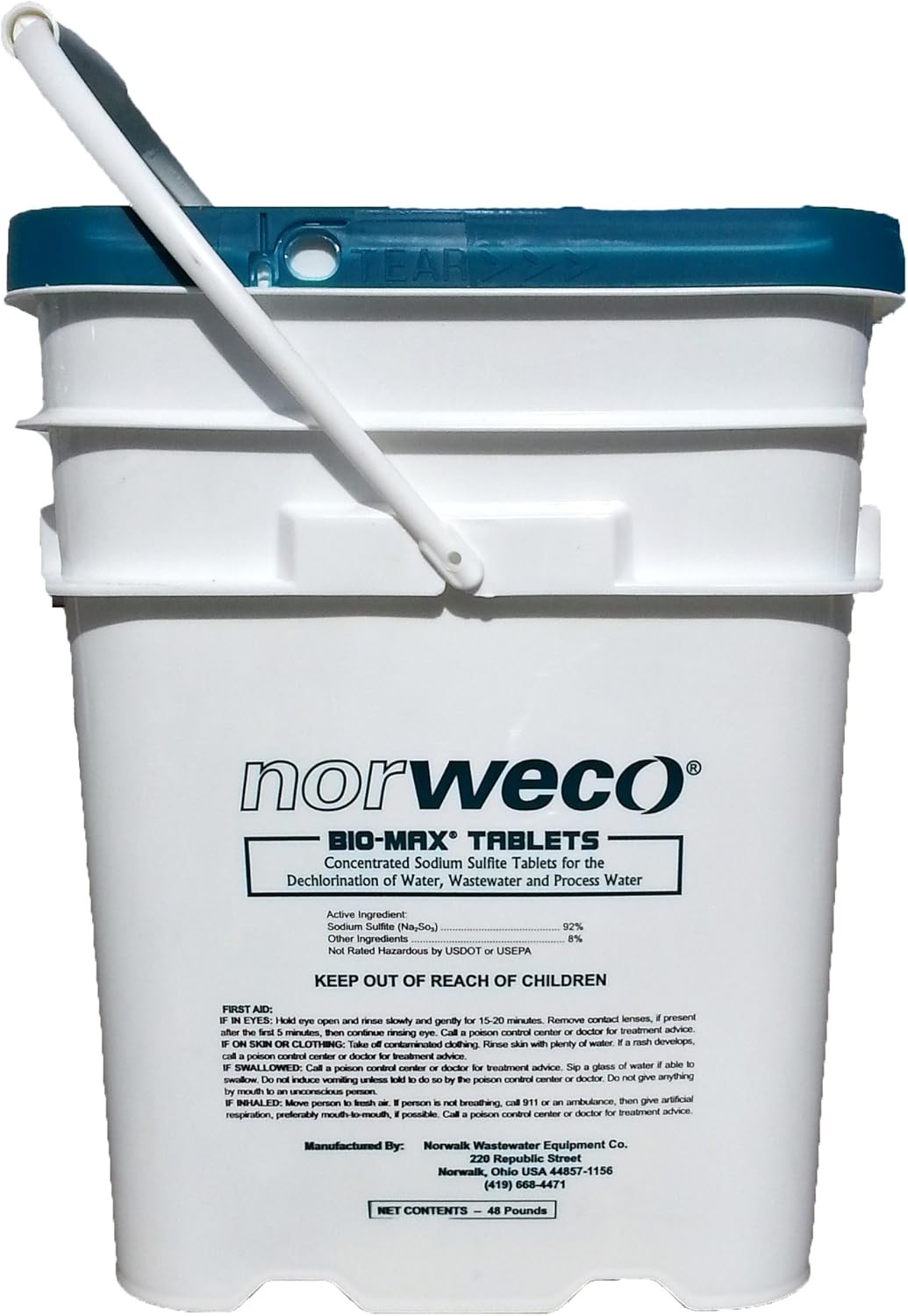 Norweco Bio-max Dechlorination Tablets 48 Lb Pail