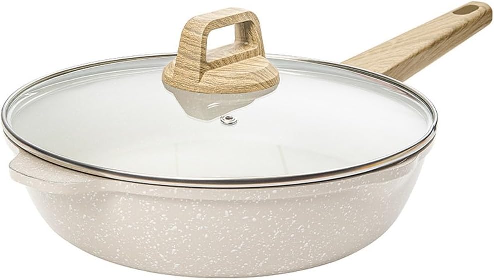 Die-cast Frying Pan Non-stick Household Deflector