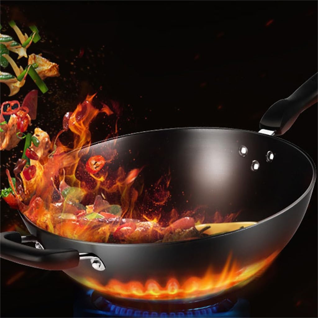 Frying Pan Rustproof Cast Iron Uncoated Gas Cooker Induction Universal