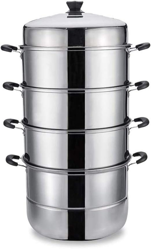 Multi-Layer Steamer Stainless Steel Steamer for Household Stove 3-Layer 4-Layer Large Pot for Steamed Steamer(