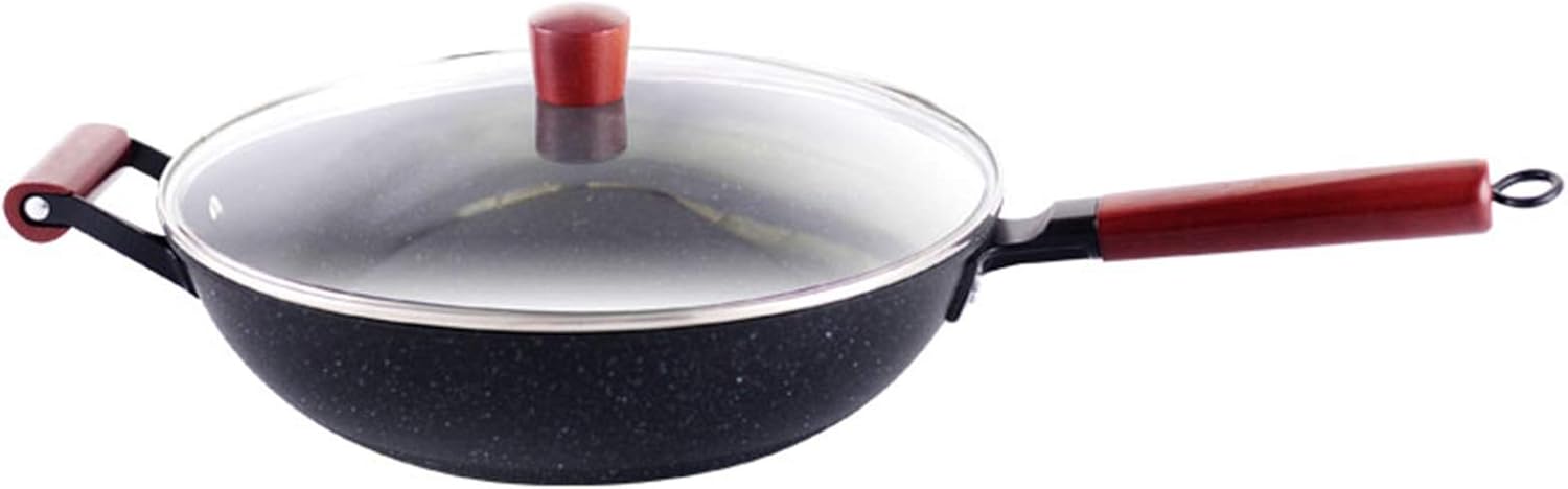 Frying Skillet Frying S Durable No Oily Fry Induction Coating Skillets with Lid