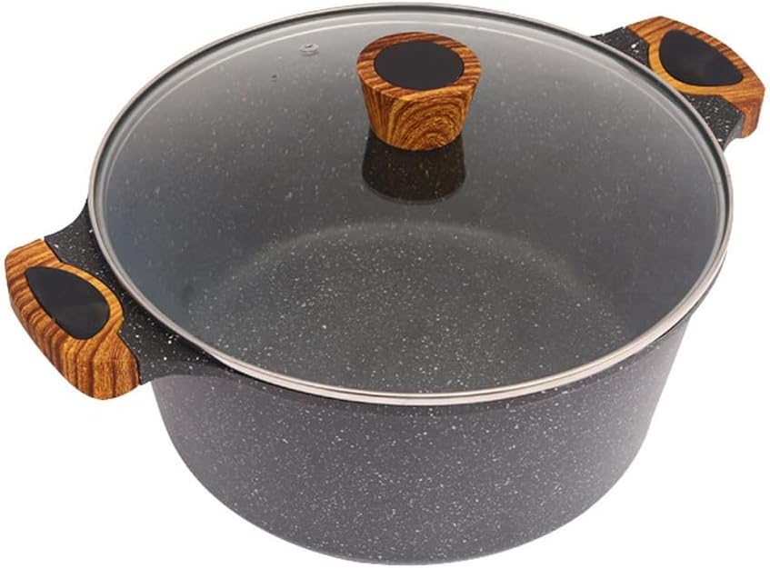 Pot Set Rice Stone Fry Flat Bottom Soup Non Stick Kitchen Suitable For