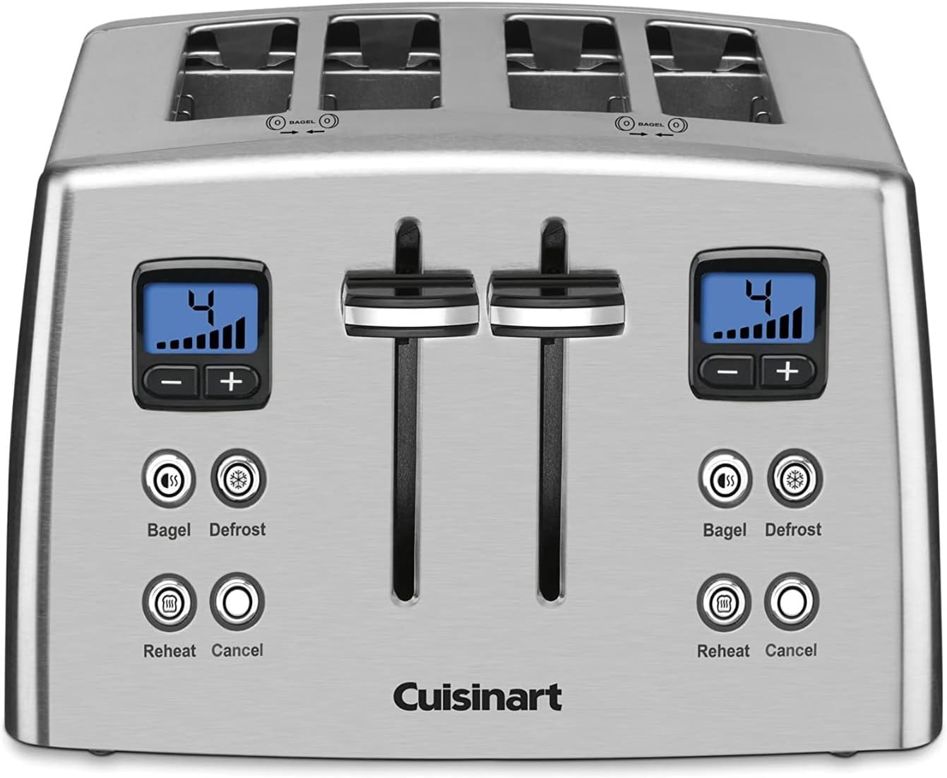 Cuisinart CPT-435P1 4-Slice Countdown Motorized Toaster, Stainless Steel