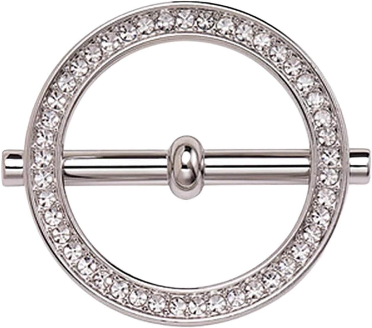 Scarf Ring,scarf buckle, Scarf ring, clip, Rings Buckle Silk Ring Female Round Shawl for Women