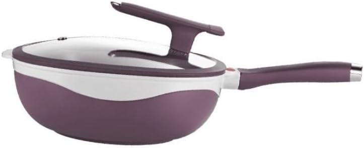 The Hybrid Non-Stick Wok Multi-functional Steaming And Boiling Non-stick Cooking Wok Ceramic Light Oil Smoke Less Family kitchen