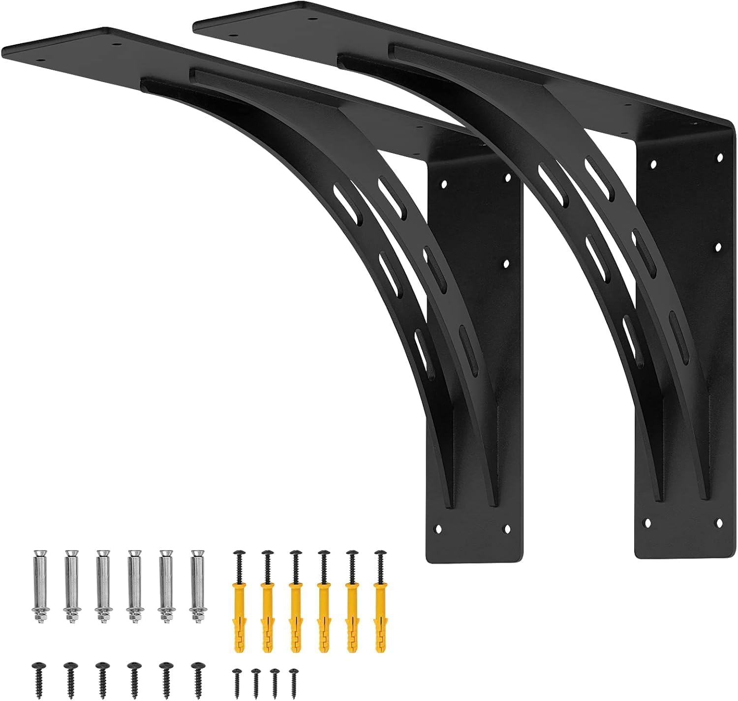 30 INCHX 19 INCH Heavy Duty Bracket,Granite Countertop Support Brackets, Heavy Duty Shelf Brackets , Max Load 1100 Lbs ,Mantel Brackets (Set of 2) - (30