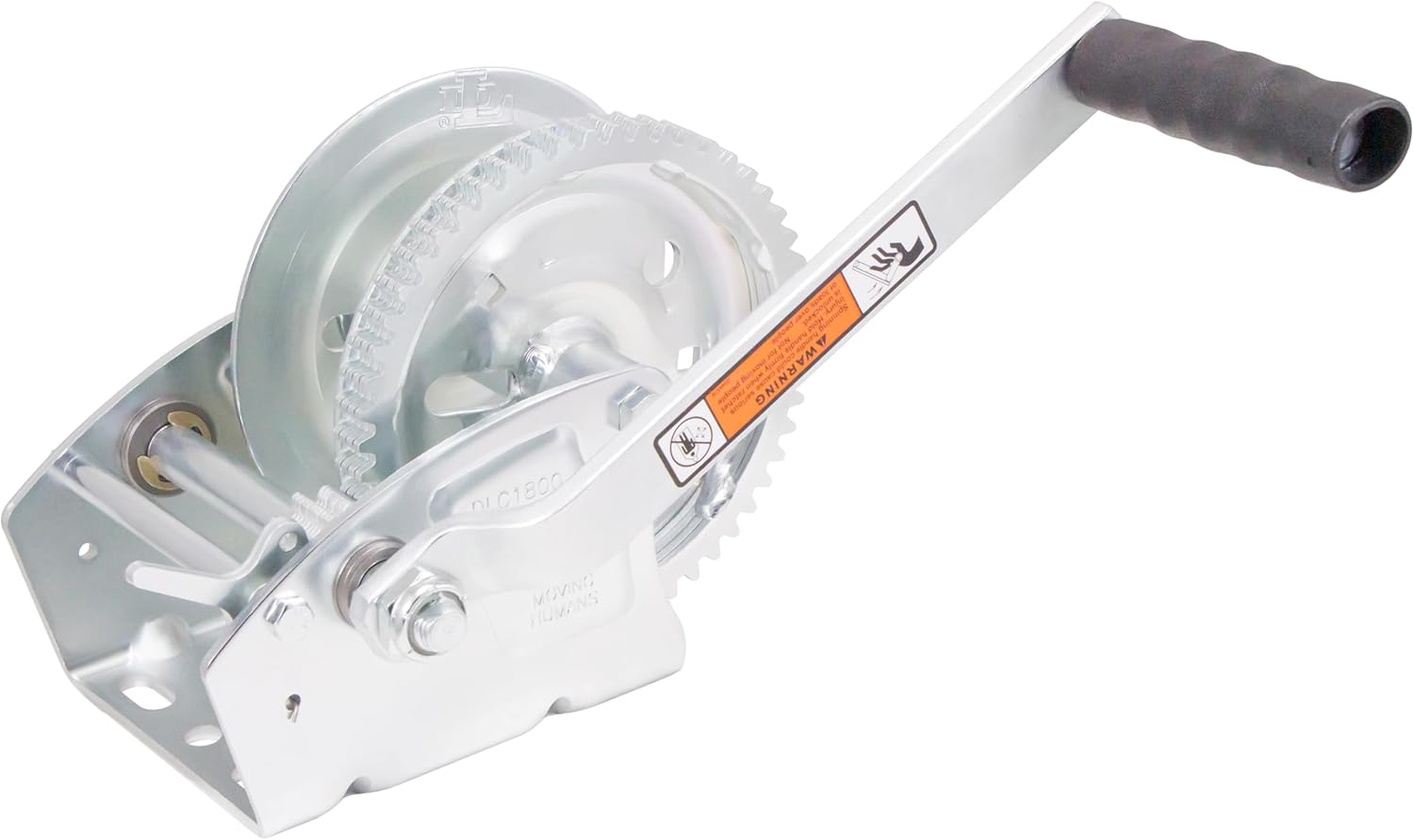 Dutton-Lainson Company - Pulling Winch - 600 lb to 3,200 lb Capacity - Rust-Resistant, for Horizontal Pulling Applications and Hauling - Plated, with or Without Strap, Manual Use - Made in USA