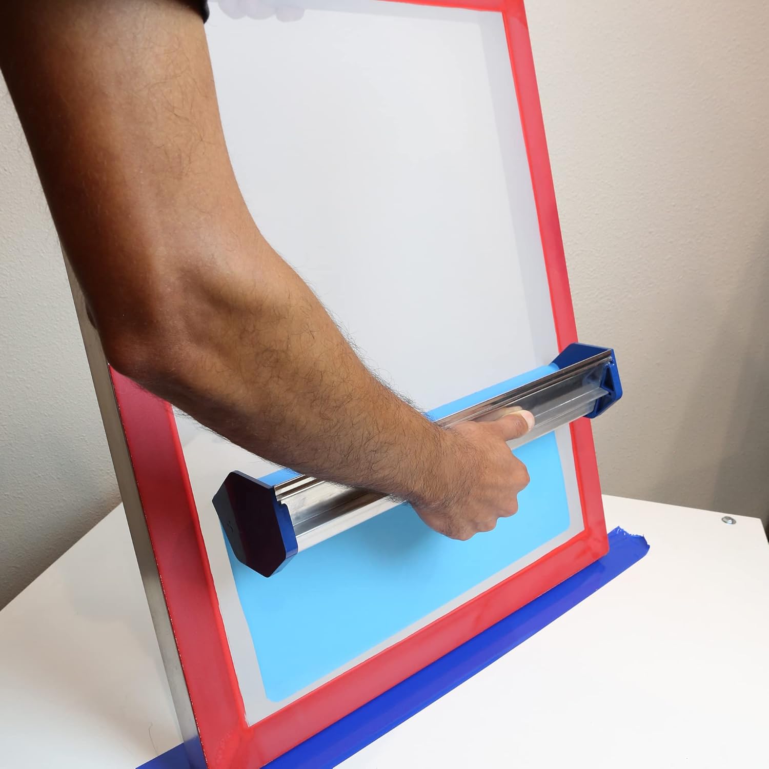 Ecotex® AP Blue Screen Printing Emulsion (Gallon - 128oz.) Pre - Sensitized Photo Emulsion for Silk Screens, Textiles, and Fabric - for Screen Printing Plastisol Ink, Screen Printing Supplies