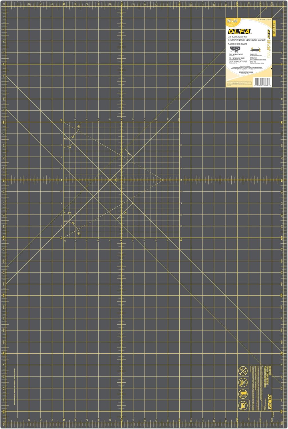 OLFA Double-Sided Self-Healing Rotary Mat 24