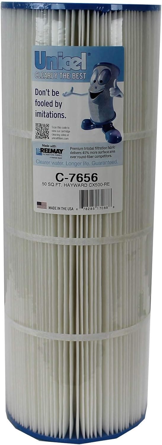 Unicel C-7656 50 Square Foot Media Replacement Pool Hot Tub Spa Filter Cartridge with 108 Pleats (6 Pack)