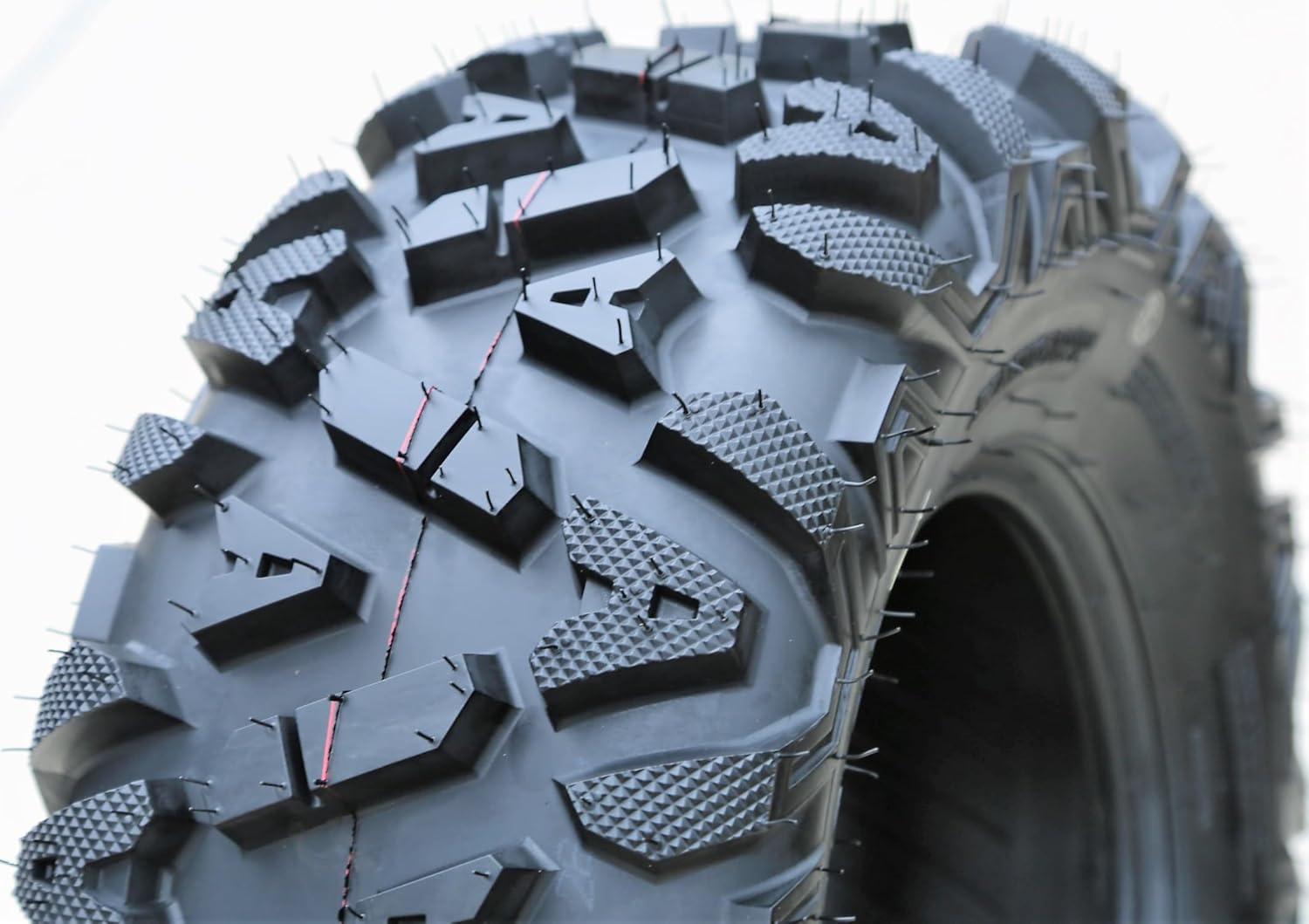 Forerunner Knight M/T ATV UTV Mud Off-Road Tire-25x10.00-12 25x10-12 25x10x12 50F Load Range 6 Ply BSW Black Side Wall