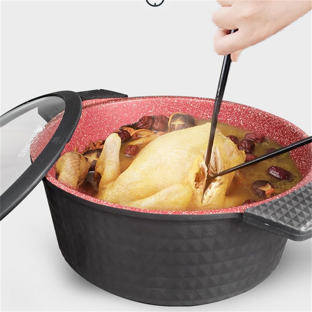 Ear Non-stick Soup Pot Household Gas Stove Induction Cooker Stew Pots