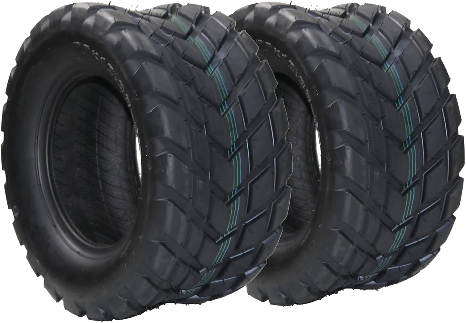 Set of 2 Amenitlif 18x9.50-8 All Terrain ATV UTV Tire 18x9.50x8 Tubeless Sport Tires 4-Ply Rated, Perfect for Sand, Mud, Snow, QD-118